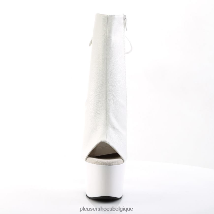 Pleaser Shoes adorer-1018 6244453 simili cuir blanc/blanc