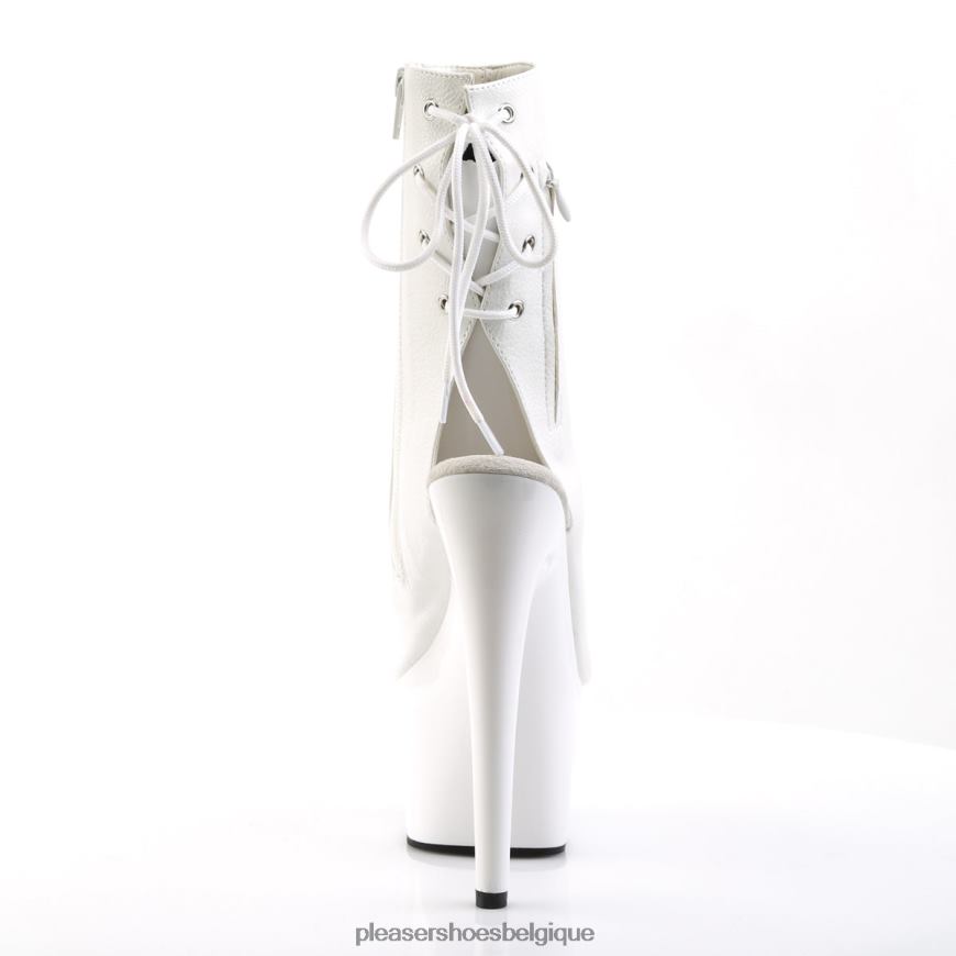 Pleaser Shoes adorer-1018 6244453 simili cuir blanc/blanc