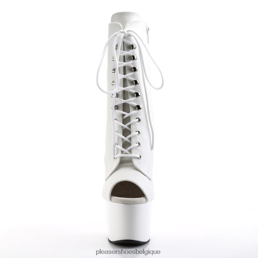 Pleaser Shoes adorer-1021 6244483 simili cuir blanc/blanc
