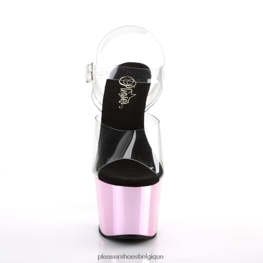 Pleaser Shoes adorer-708 62444114 clair/rose bébé