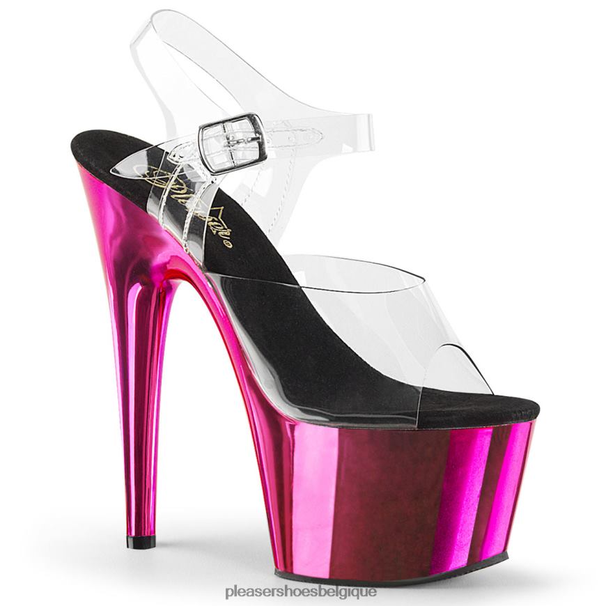 Pleaser Shoes adorer-708 62444119 clair/rose