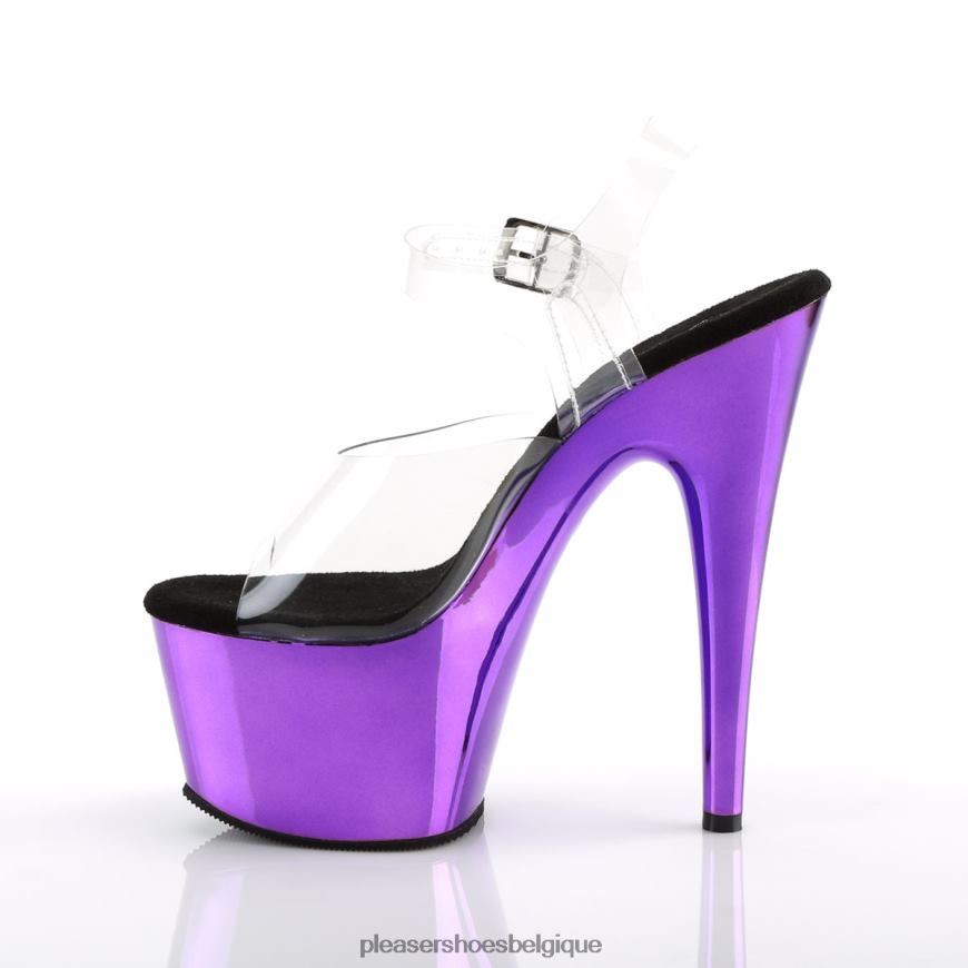 Pleaser Shoes adorer-708 62444120 clair/violet