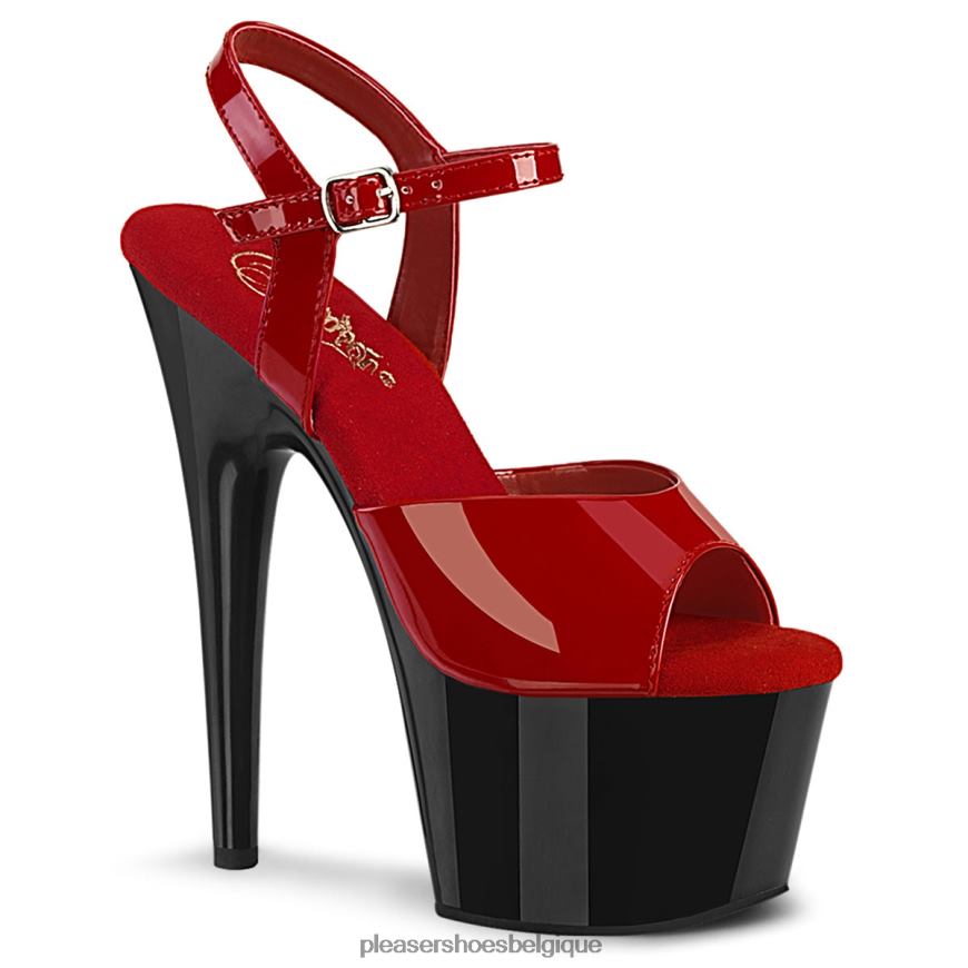 Pleaser Shoes adorer-709 62444109 rouge noir
