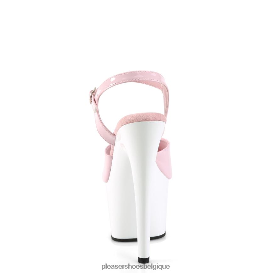 Pleaser Shoes adorer-709 6244461 rose bébé/blanc