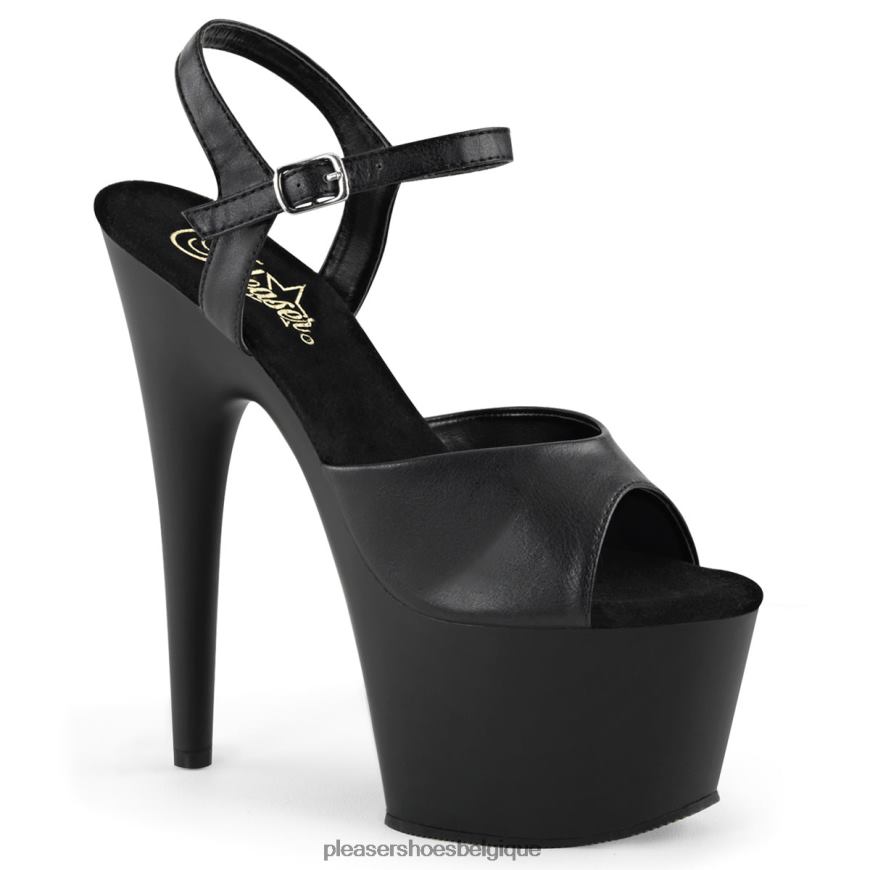 Pleaser Shoes adorer-709 6244462 simili cuir noir/noir