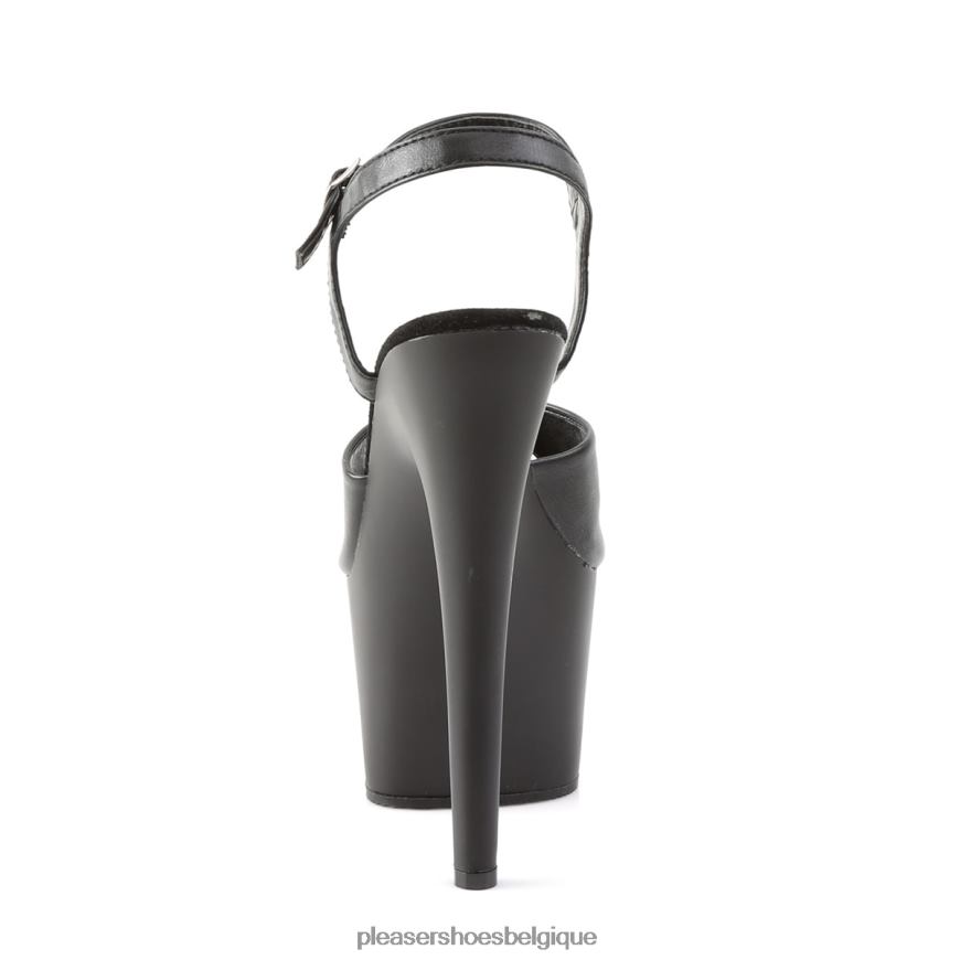 Pleaser Shoes adorer-709 6244462 simili cuir noir/noir