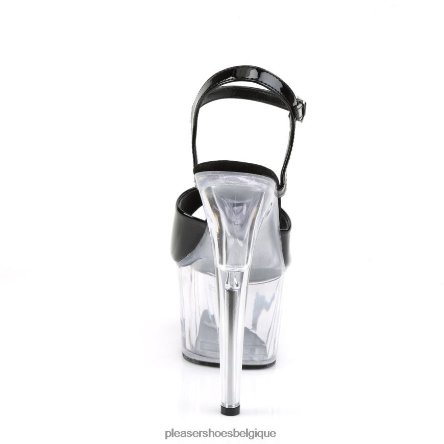Pleaser Shoes adorer-709 6244463 noir/clair