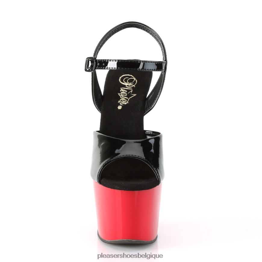Pleaser Shoes adorer-709 6244465 noir rouge
