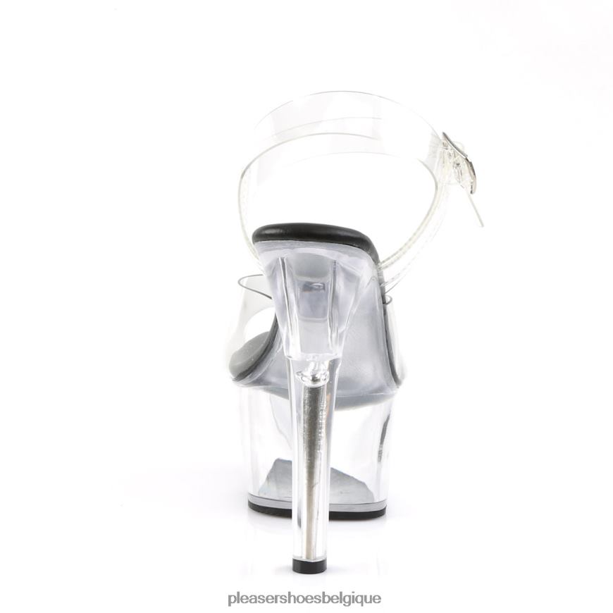 Pleaser Shoes aspire-608 6244487 noir/clair