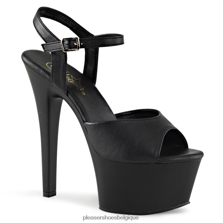Pleaser Shoes aspire-609 6244468 simili cuir noir/noir