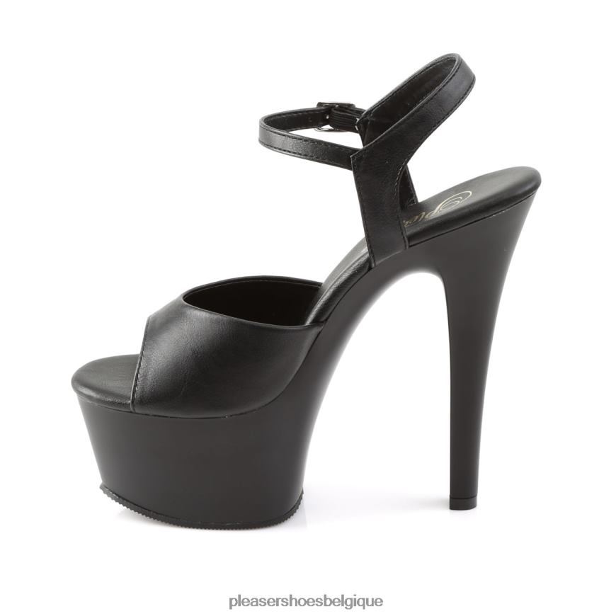 Pleaser Shoes aspire-609 6244468 simili cuir noir/noir