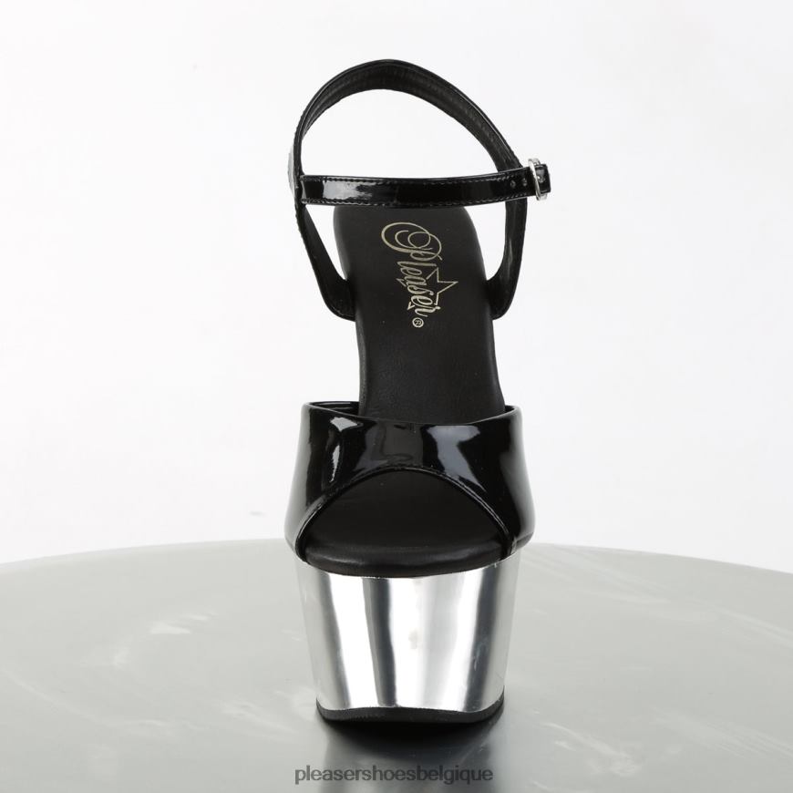 Pleaser Shoes aspire-609 6244471 noir/argent chromé