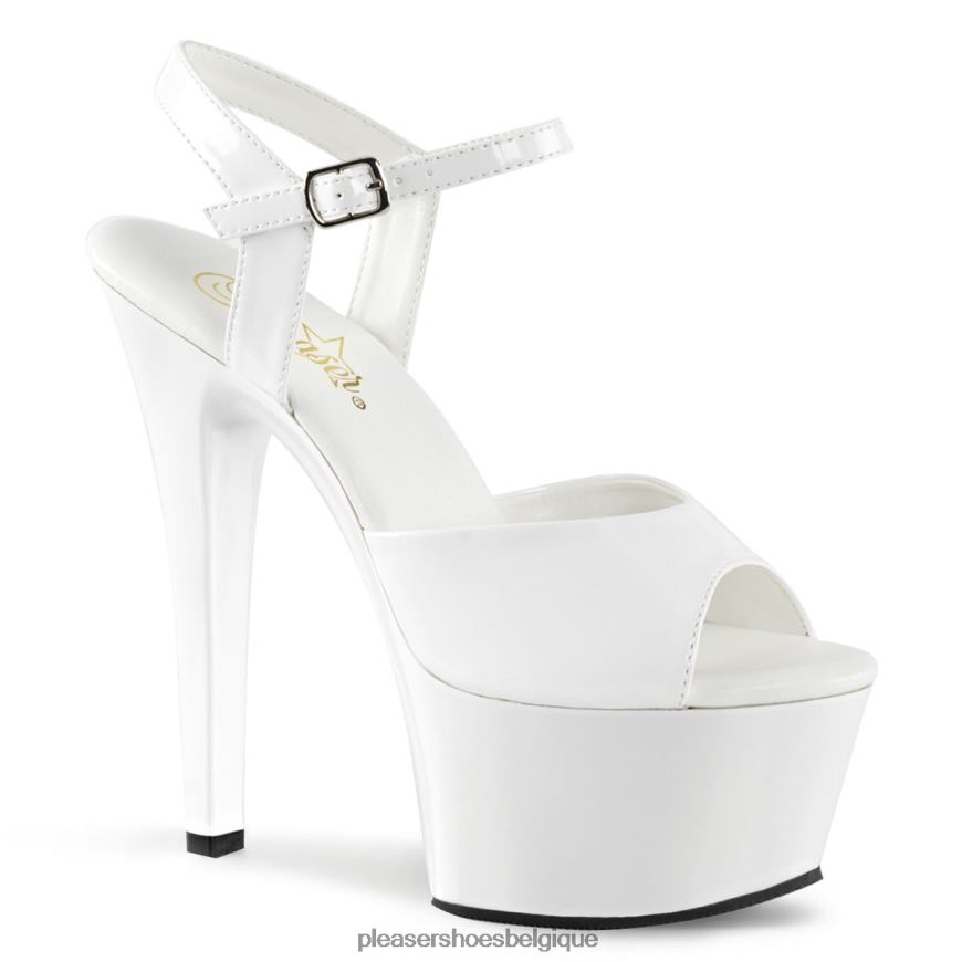 Pleaser Shoes aspire-609 6244474 blanc