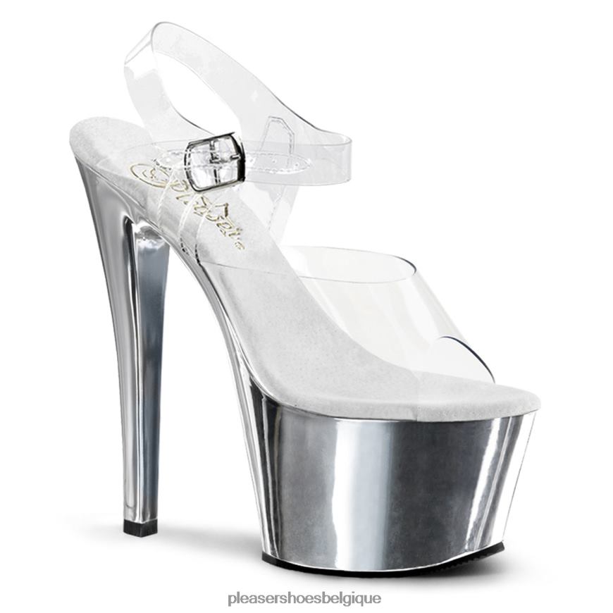 Pleaser Shoes ciel-308 62444134 clair/argent