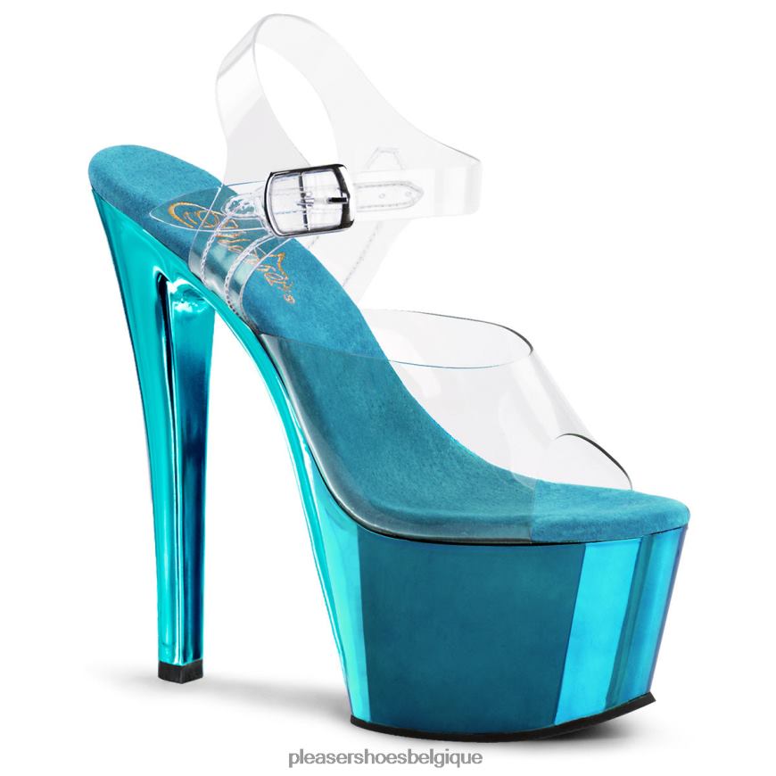 Pleaser Shoes ciel-308 62444135 clair/bleu sarcelle