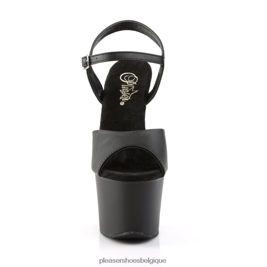 Pleaser Shoes ciel-309 62444137 simili cuir noir/noir