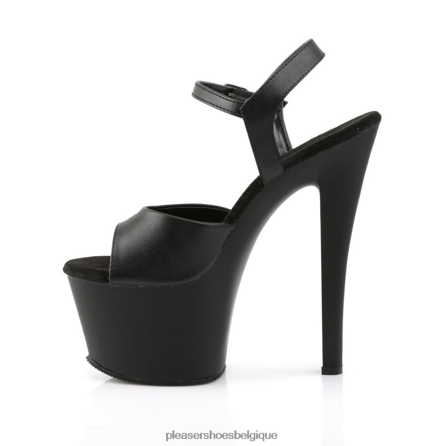 Pleaser Shoes ciel-309 62444137 simili cuir noir/noir