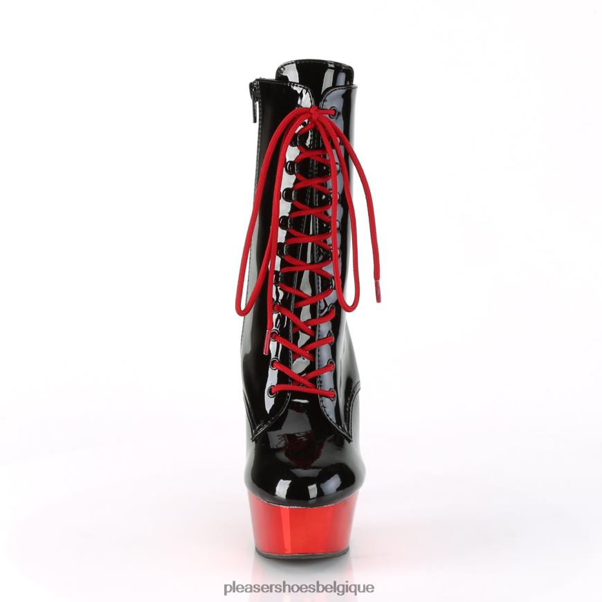 Pleaser Shoes délice-1020 6244446 noir/rouge chromé