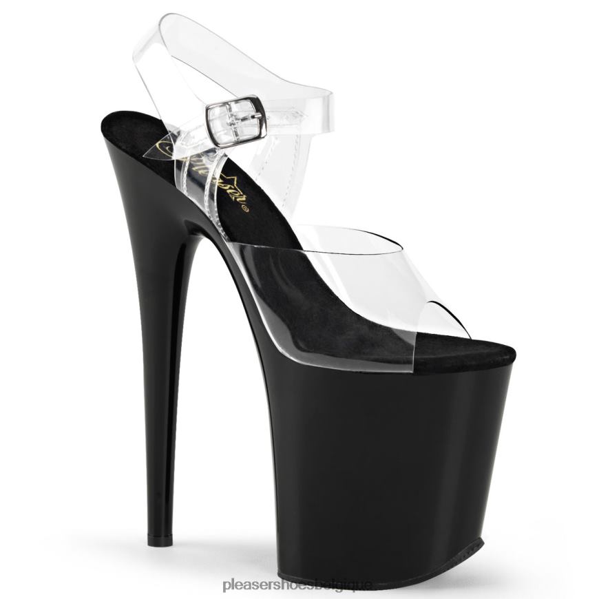 Pleaser Shoes flamant rose-808 6244429 clair/noir