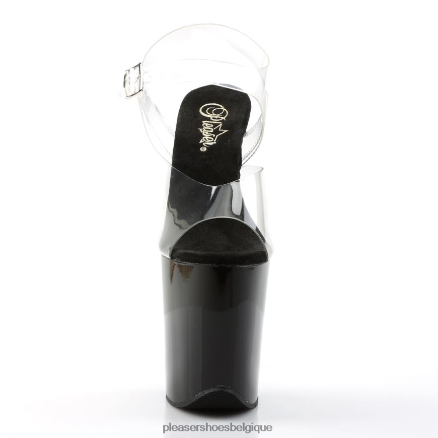 Pleaser Shoes flamant rose-808 6244429 clair/noir