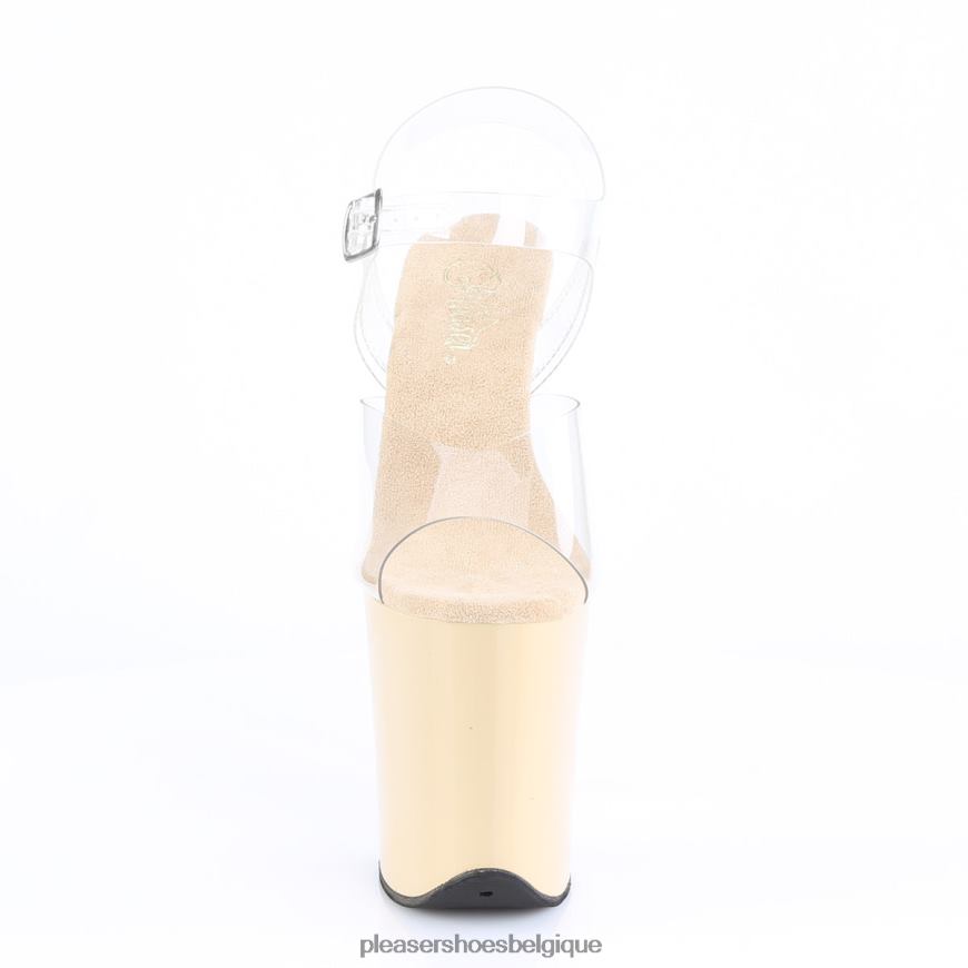 Pleaser Shoes flamant rose-808 6244431 clair/beige