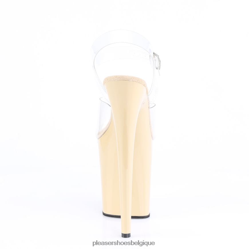 Pleaser Shoes flamant rose-808 6244431 clair/beige