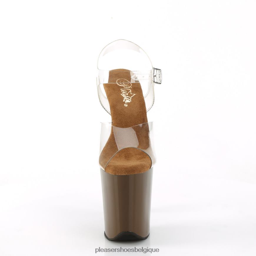 Pleaser Shoes flamant rose-808 6244434 clair/marron