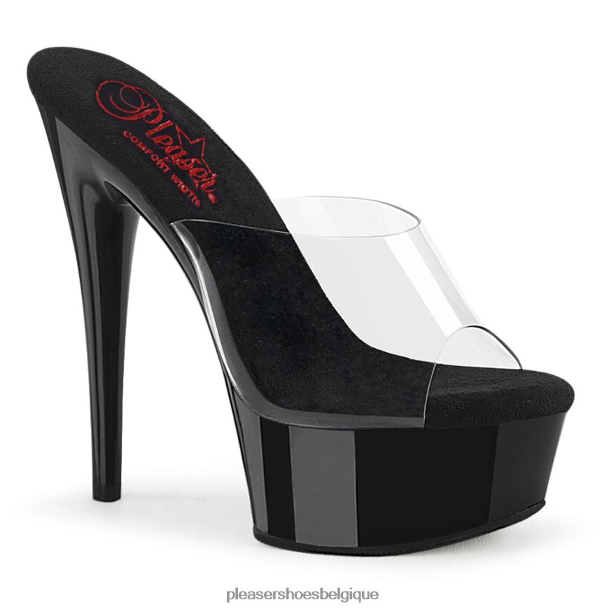 Pleaser Shoes exciter-601 62444397 clair/noir
