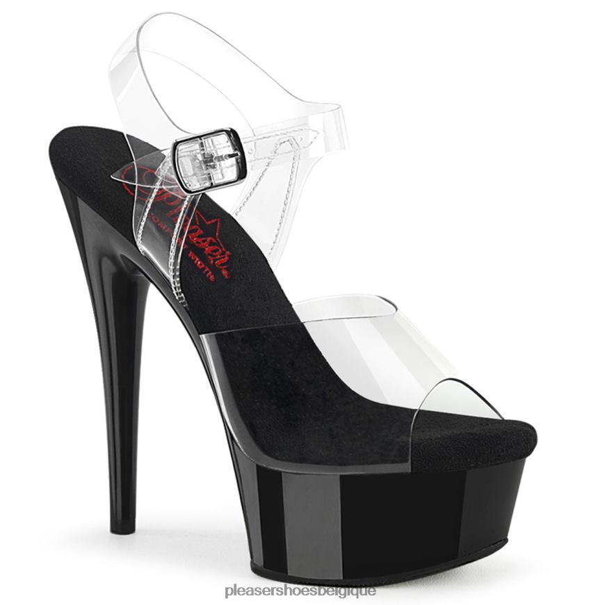Pleaser Shoes exciter-608 62444399 clair/noir