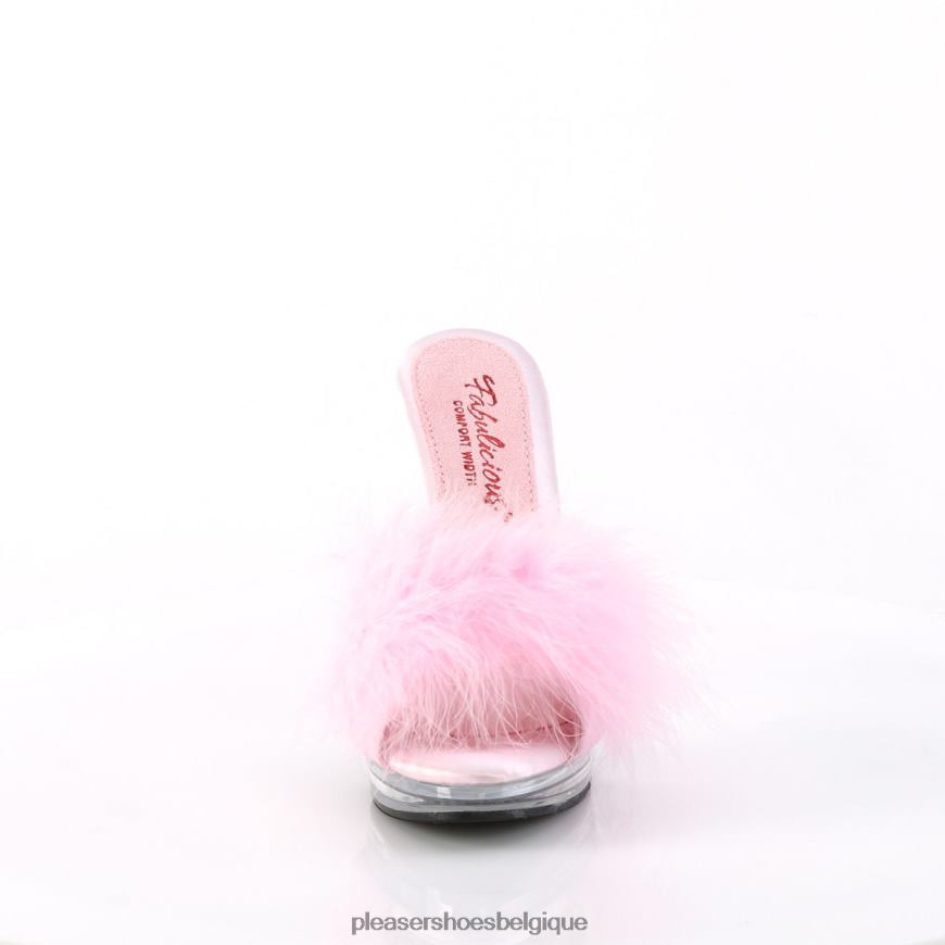 Pleaser Shoes gloire-501f-8 62444417 rose bébé/transparent