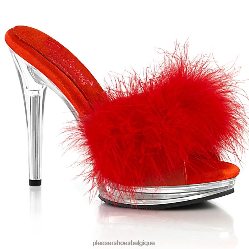 Pleaser Shoes gloire-501f-8 62444419 rouge/clair