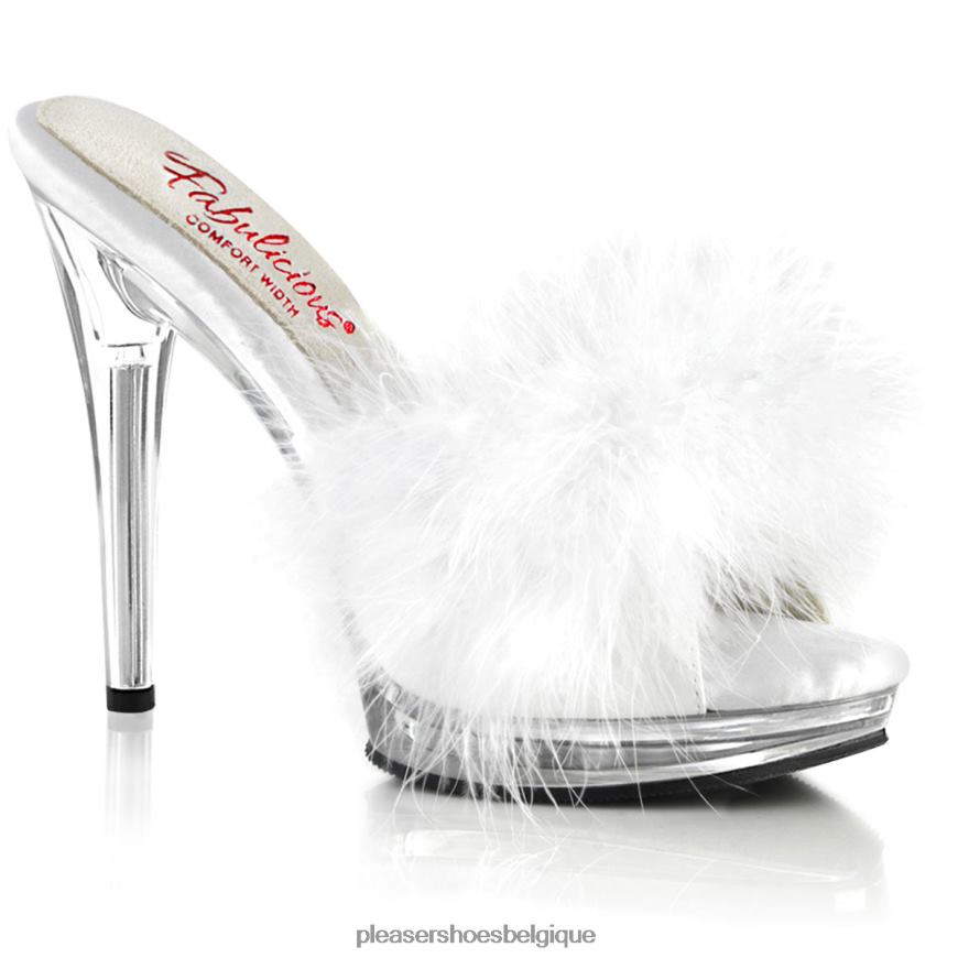 Pleaser Shoes gloire-501f-8 62444420 blanc/clair