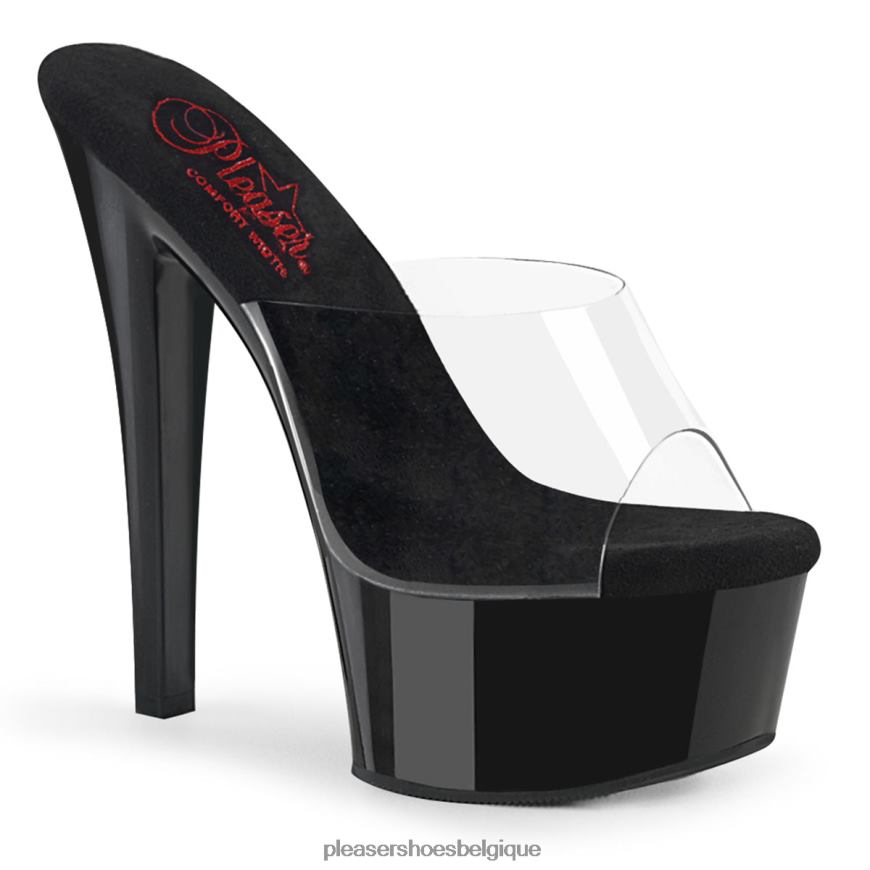 Pleaser Shoes lueur-601 62444406 clair/noir