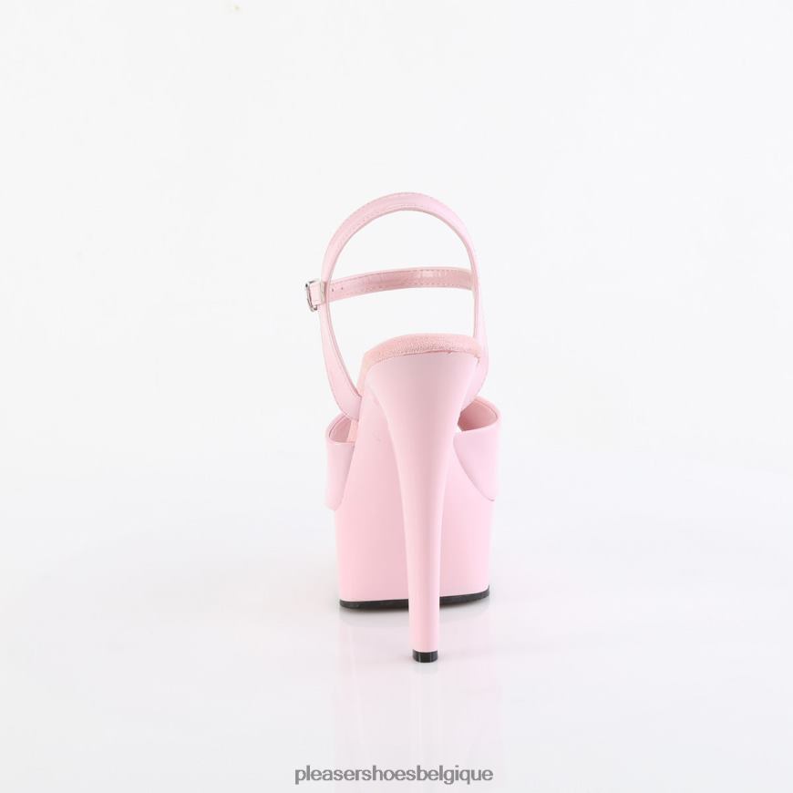 Pleaser Shoes lueur-609 62444410 bébé rose