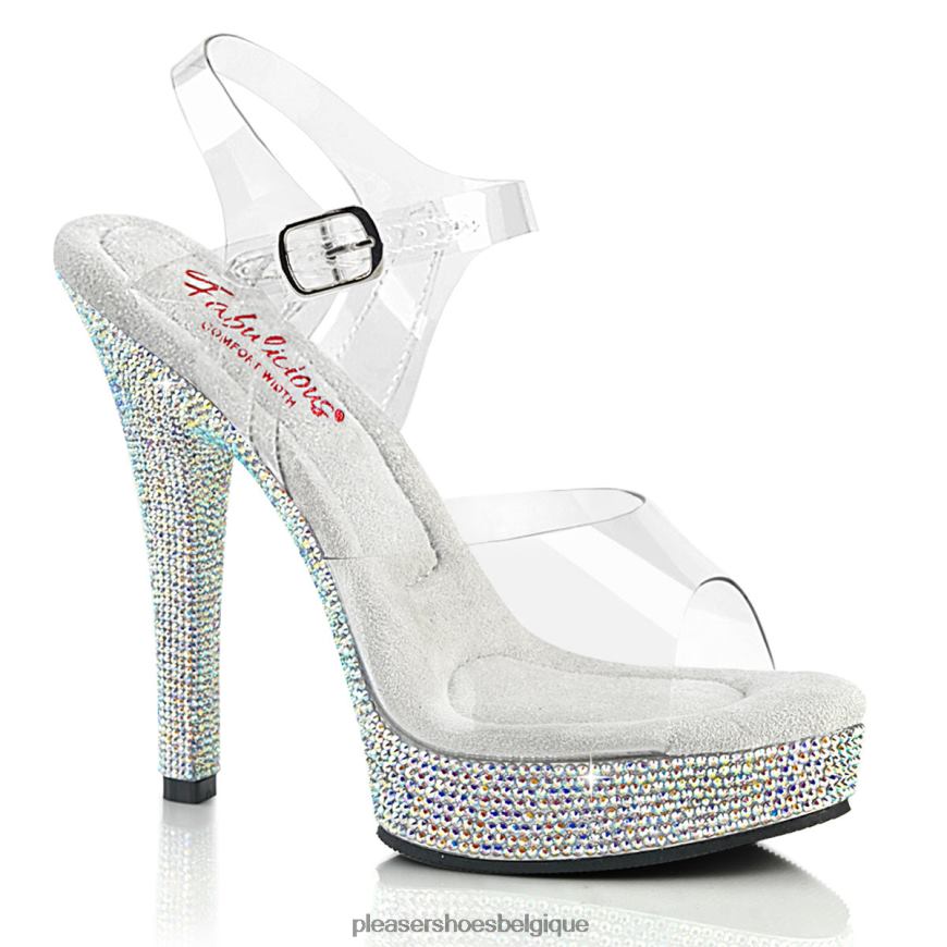 Pleaser Shoes majesté-508dm 62444433 clair