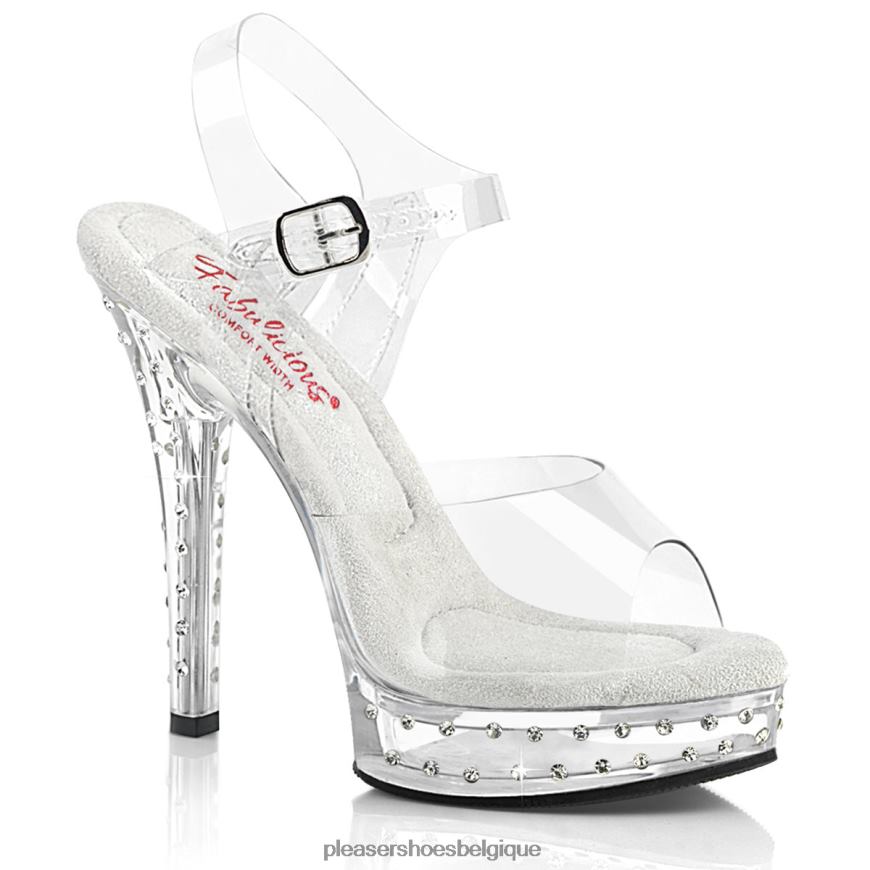 Pleaser Shoes majesté-508sdt 62444434 clair