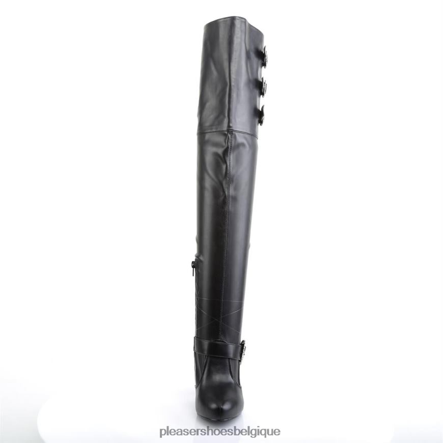 Pleaser Shoes diva-3006x 62444454 simili cuir noir