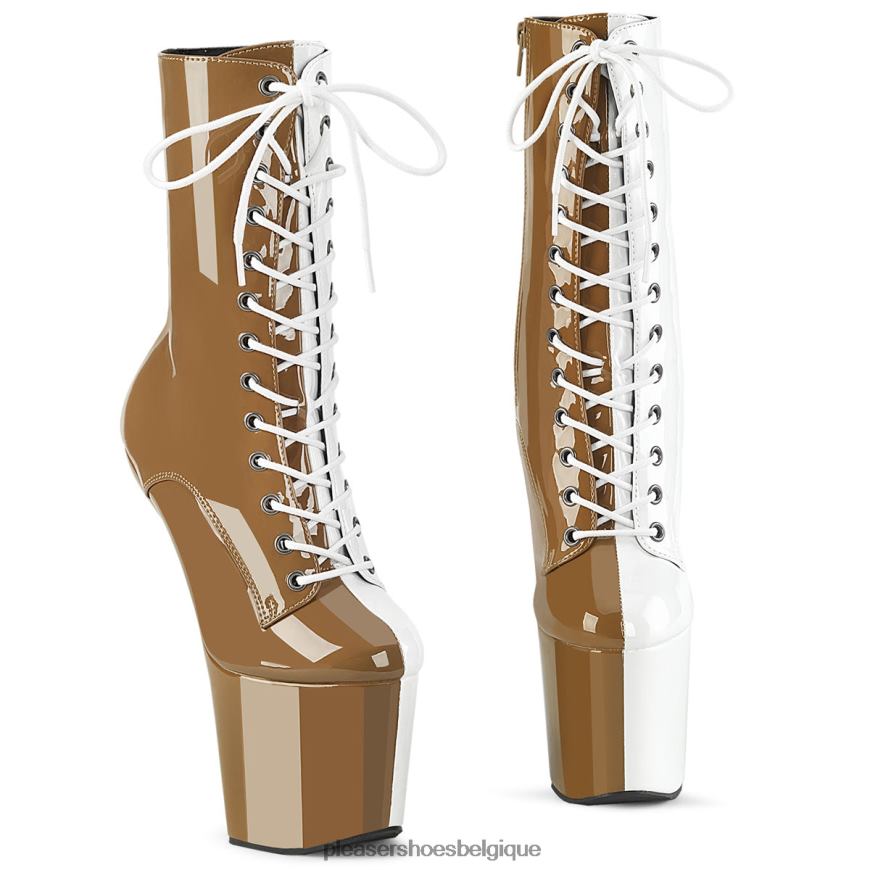Pleaser Shoes engouement-1040tt 6244414 beige/blanc