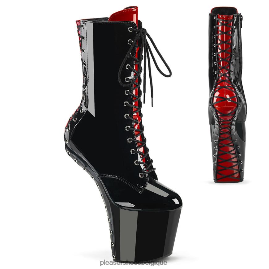 Pleaser Shoes folie-1040fh 6244410 noir rouge