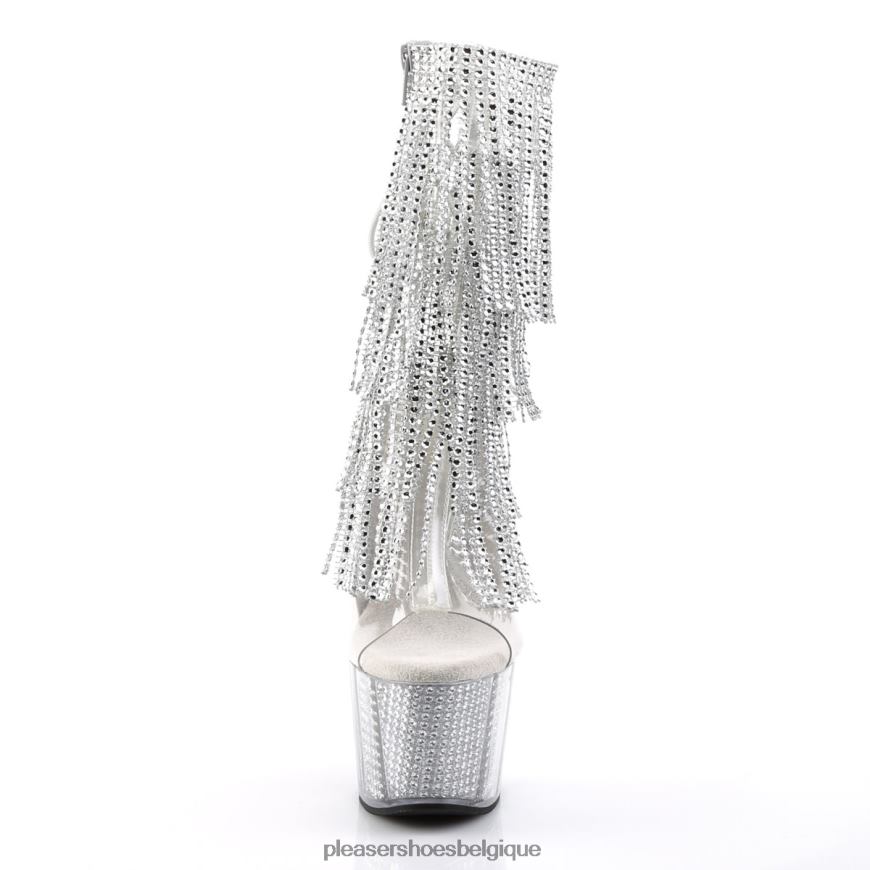 Pleaser Shoes adore-1017srs 62444229 clair/argent