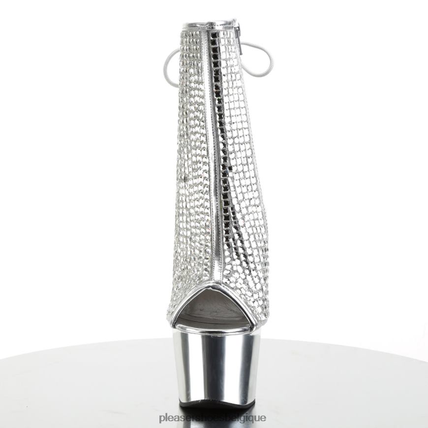 Pleaser Shoes adore-1018dcs 62444487 argent