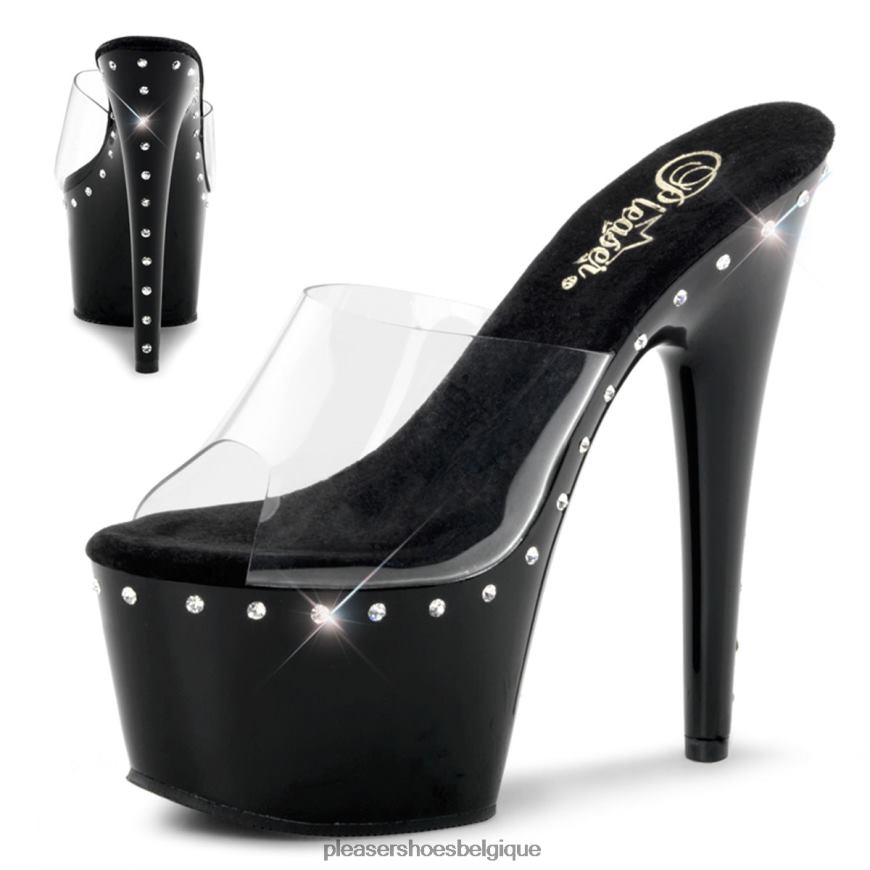 Pleaser Shoes adore-701ls 62444463 clair/noir