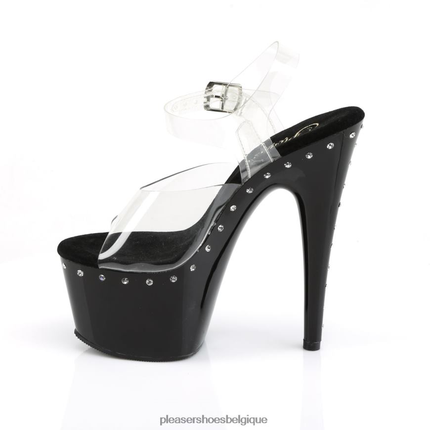 Pleaser Shoes adore-708ls 62444261 clair/noir