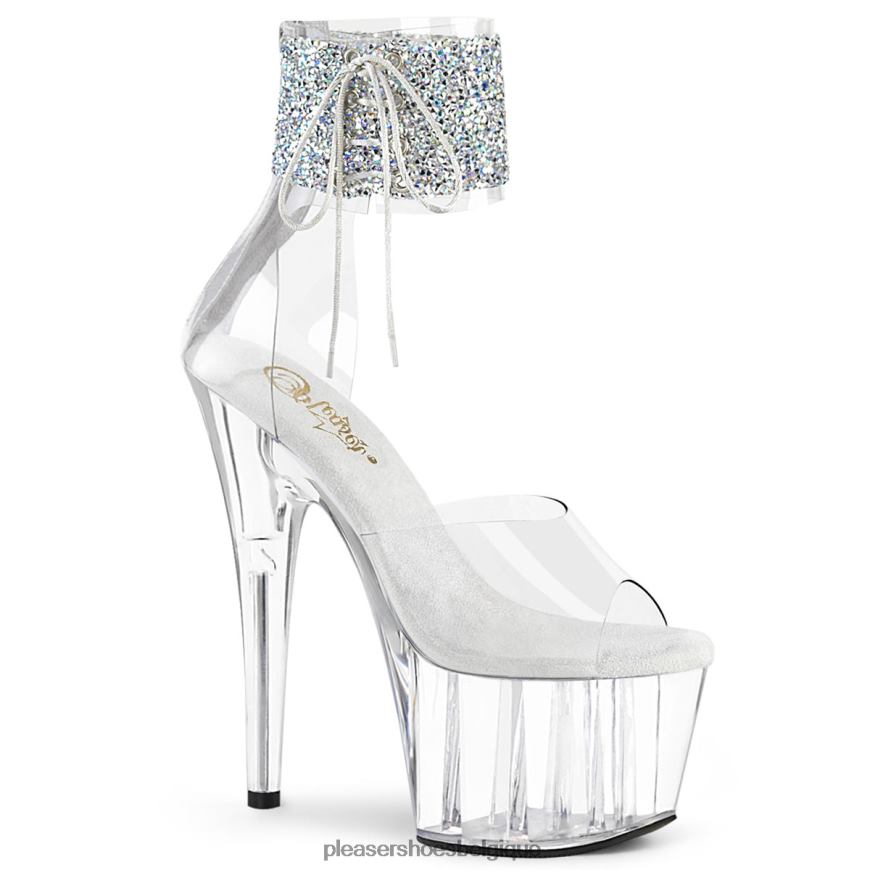 Pleaser Shoes adore-724rs-02 62444259 clair/noir