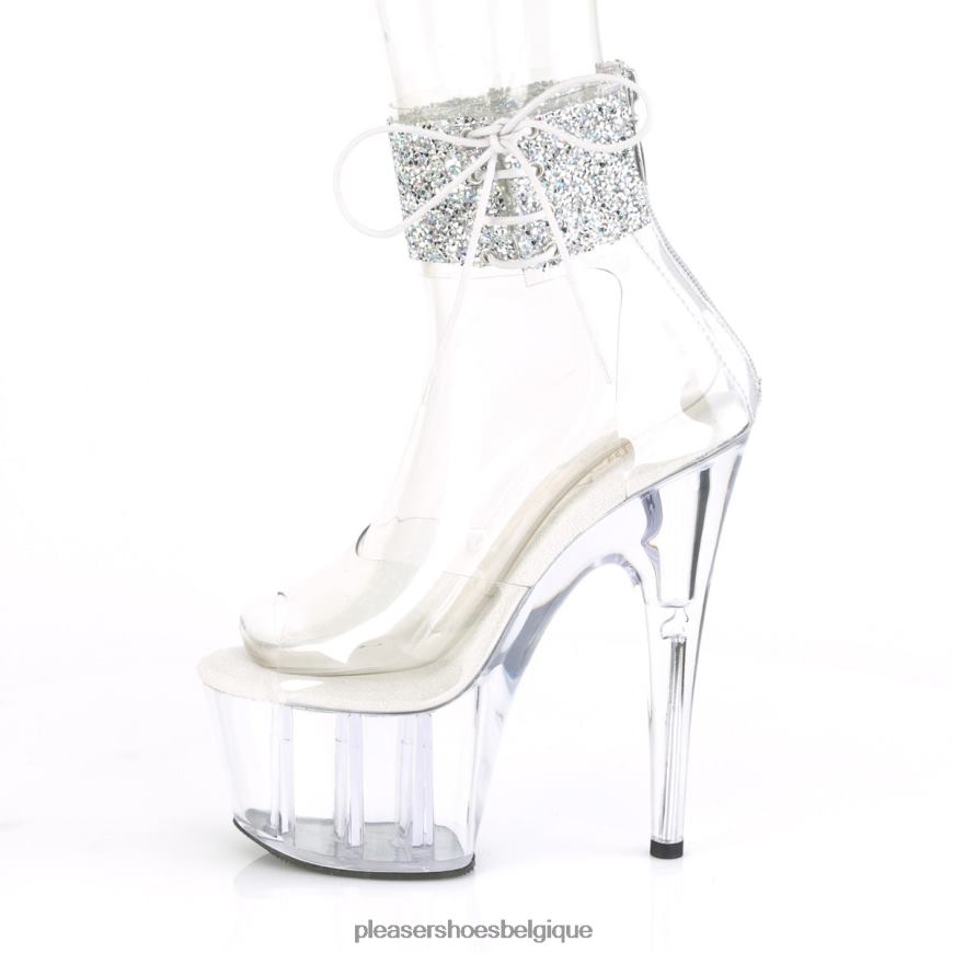 Pleaser Shoes adore-724rs-02 62444259 clair/noir