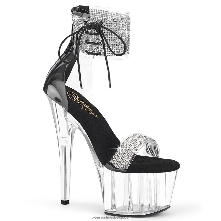 Pleaser Shoes adore-727rs 62444226 noir/clair