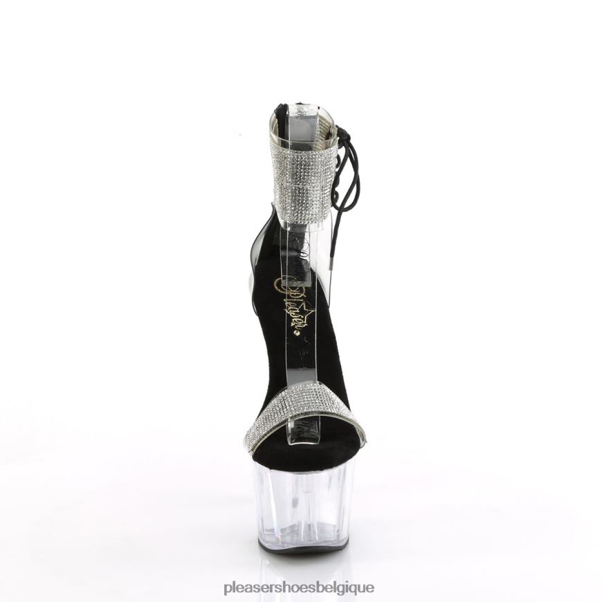 Pleaser Shoes adore-727rs 62444226 noir/clair