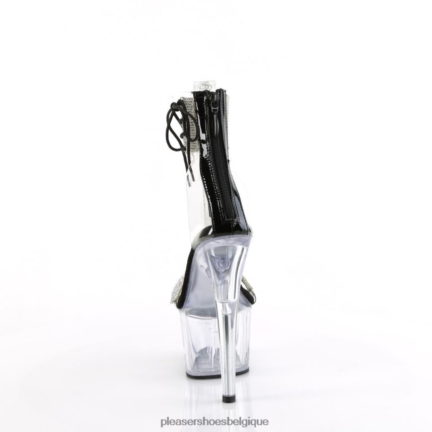 Pleaser Shoes adore-727rs 62444226 noir/clair