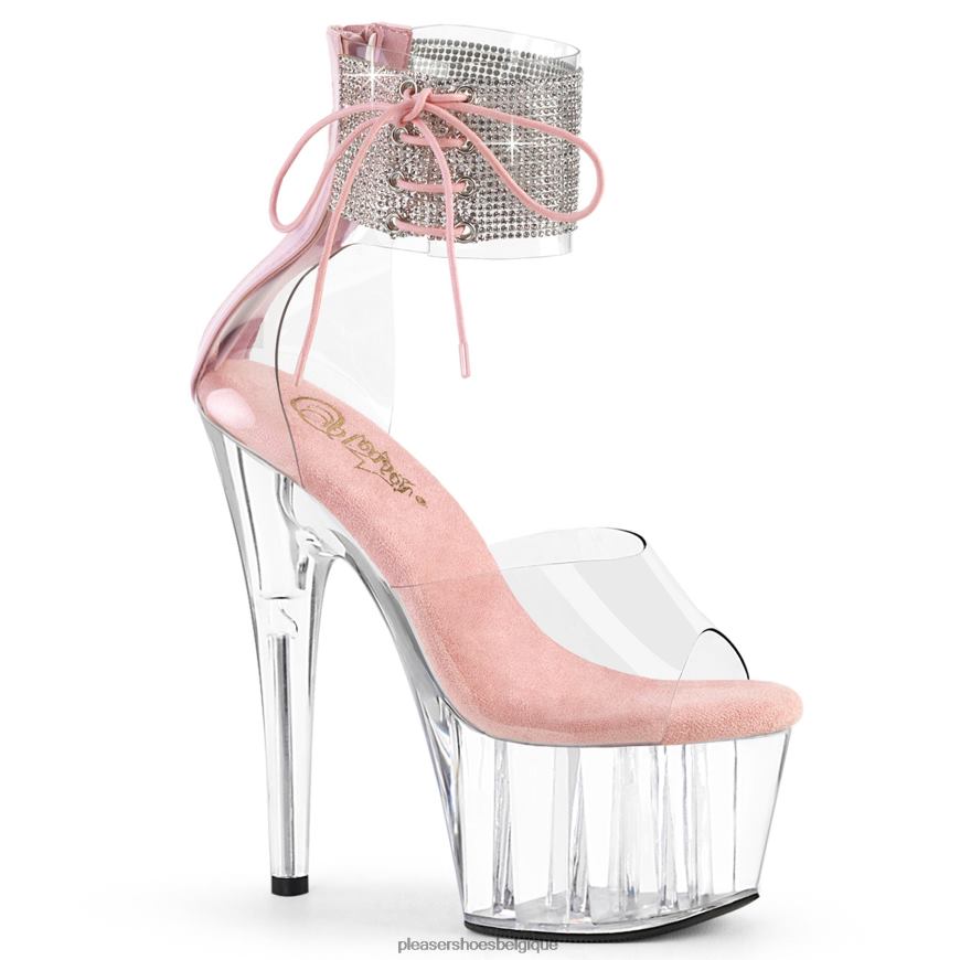 Pleaser Shoes adorer-724rs 62444233 rose bébé/transparent
