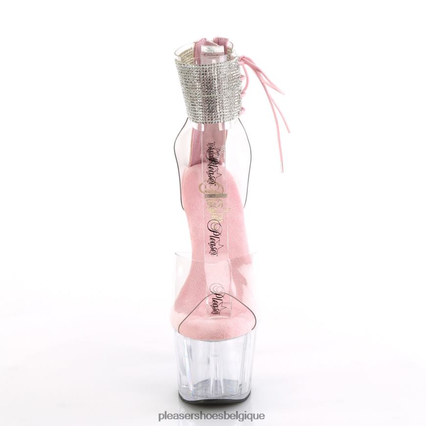 Pleaser Shoes adorer-724rs 62444233 rose bébé/transparent